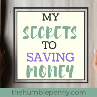 My Secrets to Saving Money