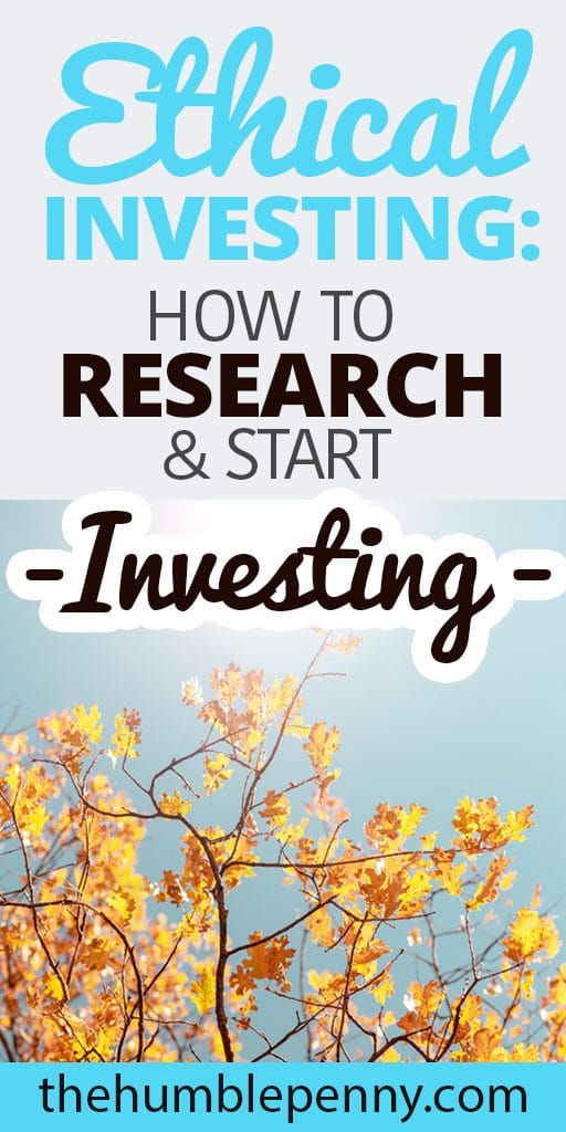 Ethical Investing: How to start investing